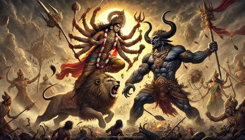 The Epic Battle Between Durga and Mahishasura