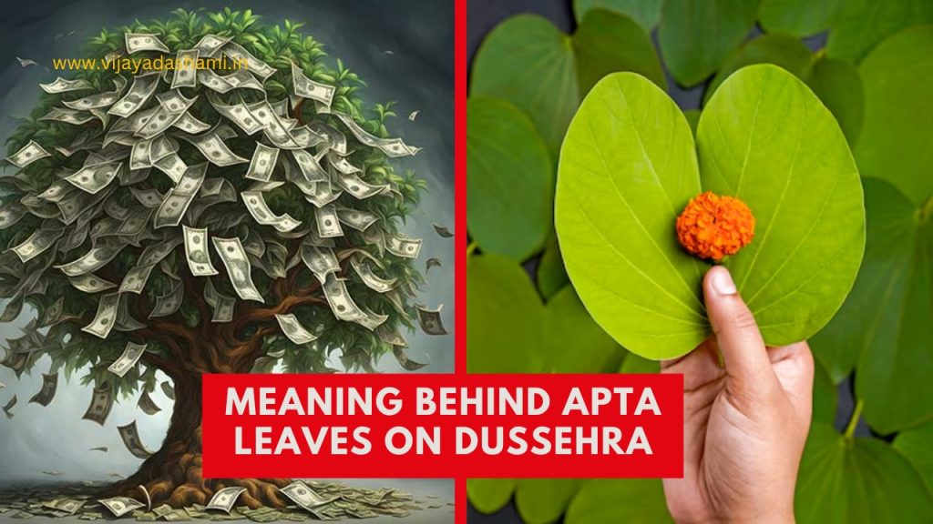 Why Do We Distribute Apta Leaves on Dussehra