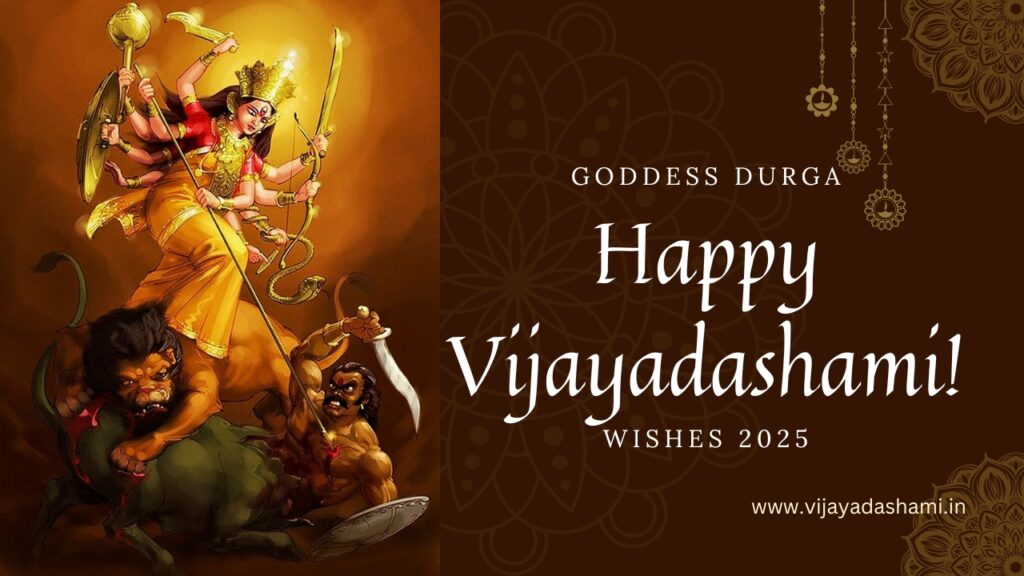 Happy Vijayadashami Wishes 2025 Dedicated to Goddess Durga