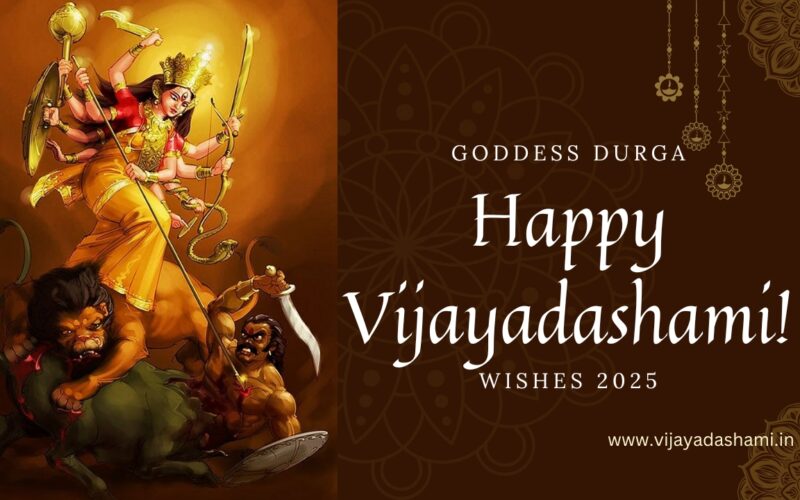 Happy Vijayadashami Wishes 2025 Dedicated to Goddess Durga